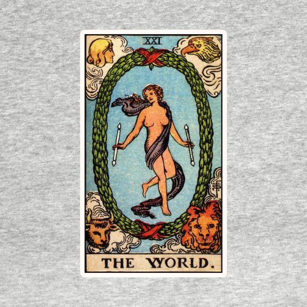 XXI. The World Tarot Card by wildtribe